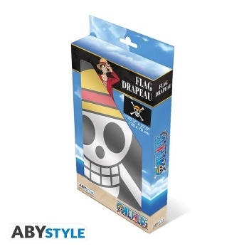 one piece - bandiera 120x70 - straw hat jolly roger