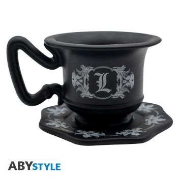death note - tazza 3d 200ml con piattino