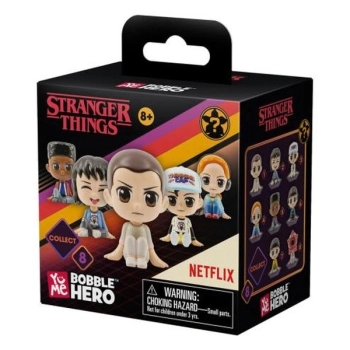 stranger things - bobble hero blind box - 1 personaggio assortito