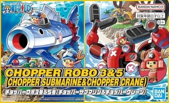 chopper robot 3 & 5 submarine & crane
