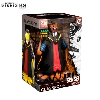 assassination classroom - koro sensei marrone - statuetta 20cm