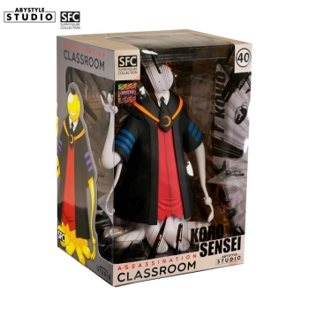 assassination classroom - koro sensei bianco - statuetta 20cm