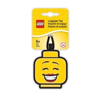 lego bag tag - the icon smile