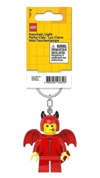devil - portachiavi con torcia led