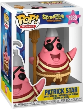 the spongebob movie - patrick star 9cm - funko pop! 1939