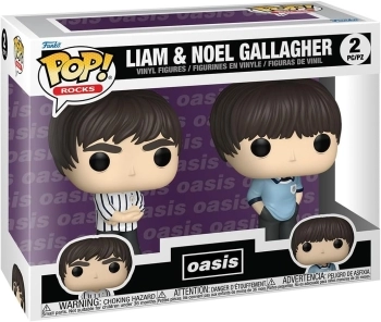 oasis: liam & noel gallagher 9cm - funko pop! 2 pack
