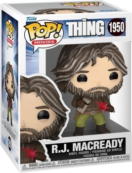 movies: the thing - r. j. macready 9 cm - funko pop! 1950