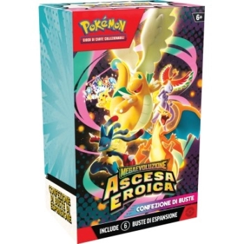 megaevoluzione ascesa eroica - bundle 6 bustine (ita)