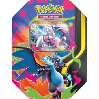 mega charizard x ex - tin da collezione