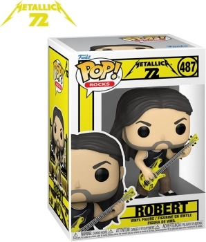 metallica 72: robert 9 cm - funko pop! 487