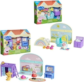 peppa pig - set accessori per la casa assortiti