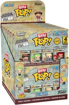 one piece - 4 pack 3cm  - funko pop! bitty