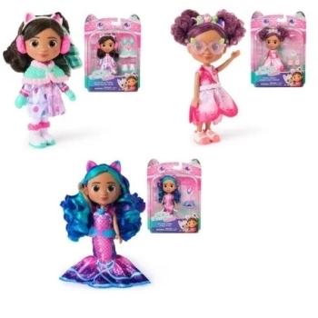 gabby's dollhouse - the movie - small doll assortita
