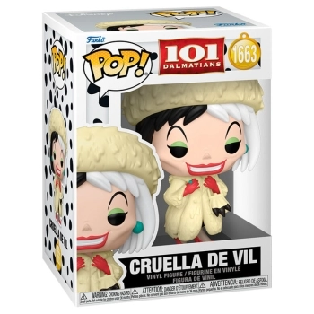 disney 101 dalmatians - cruella de vil 9cm - funko pop! 1663