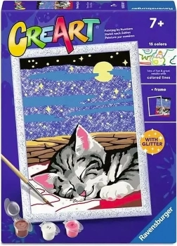 creart - serie d - gatto sognatore