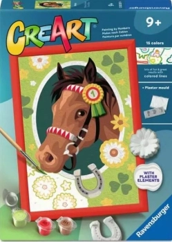 creart - serie d con gesso 3d - cavallo