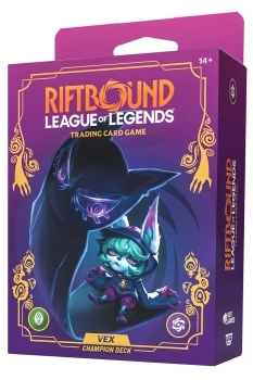 league of legends - riftbound: unleashed - champion deck: vex (eng)