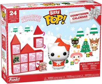 hello kitty & friends - bitty pop calendario dell'avvento 24 giorni