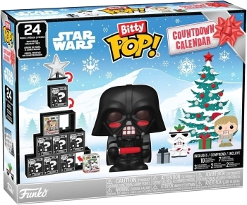 star wars - bitty pop calendario dell'avvento 24 giorni