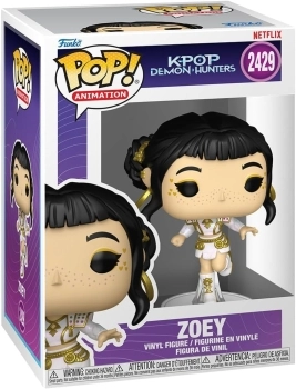animation: kpop demon hunters - zoey 9 cm - funko pop 2429