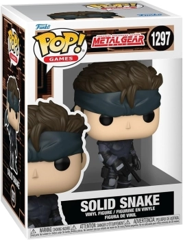 metal gear solid: solid snake 9 cm - funko pop! 1297