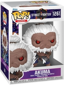 street fighter 6: akuma 9 cm - funko pop! 1261