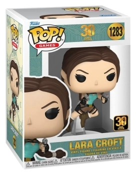 tomb raider 30th anniversary: lara croft 9 cm - funko pop! 1283