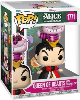 alice in wonderland: queen of hearts 9 cm - funko pop! 1771