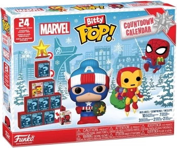 marvel - bitty pop calendario dell'avvento 24 giorni