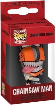 chainsaw man - chainsaw man 4cm - funko pocket pop! portachiavi