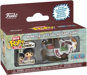 one piece - thousand sunny w/luffy - bitty pop ride