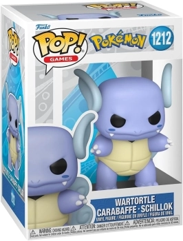 pokemon: wartortle 9 cm - funko pop! 1212