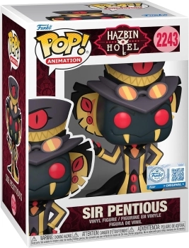 hazbin hotel: sir pentious 9 cm - funko pop 2243