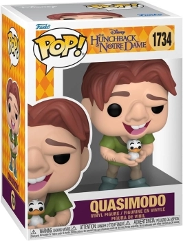 disney: the hunchback of notre dame - quasimodo w/bird 9 cm - funko pop 1734