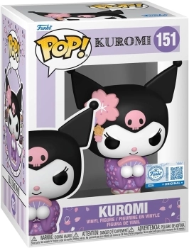 sanrio: hello kitti - kuromi in kimono 9 cm - funko pop! 151