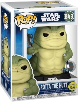star wars: rotta the hutt 9cm - funko pop! 843