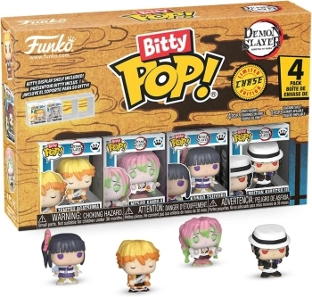 bitty pop: demon slayer- zenitsu 4pk