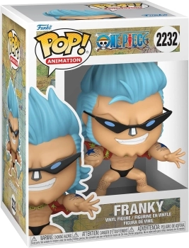 one piece - franky 9cm - funko pop! 2232