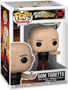 fast and furious: dominic toretto 9cm - funko pop! 1993