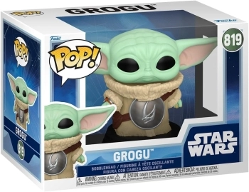 pop star wars: mandalorian & grogu 9 cm - funko pop 819