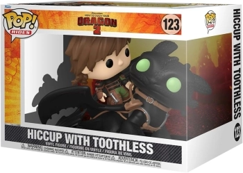 how to train your dragon - hiccup with toothless - funko pop! 123