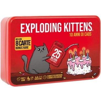 exploding kittens - 10 anni di caos