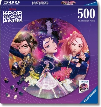 kpop demon hunters - puzzle 500 pezzi