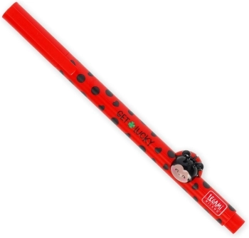 penna gel - lovely friends - ladybug