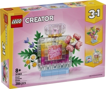 31383 - boccetta di profumo con decorazione floreale