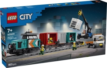 60509 - treno merci portuale con gru e camion