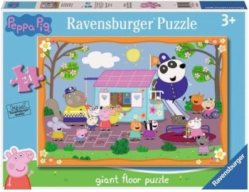 giocando con peppa pig - puzzle 24 pezzi pavimento