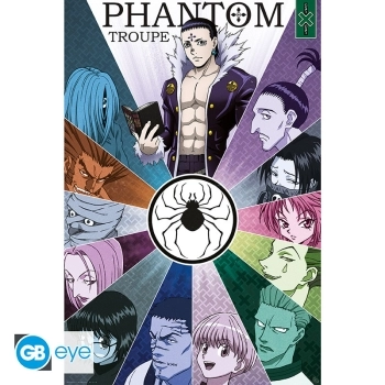hunter x hunter - poster maxi 91,5x61cm - spider members