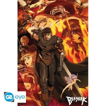 berserk - poster maxi 91,5x61cm - groupe