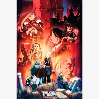 fullmetal alchemist - poster maxi 91,5x61cm - key art